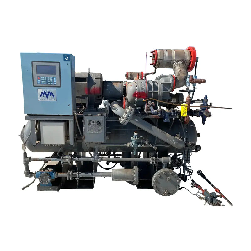 Reco SC2005D-3.6 Rotary Screw Compressor Package (Dunham-Bush 2010DKR3V0D0EM, 250 HP 400 V, M&M Micro Control Panel, Packaged by Reco)