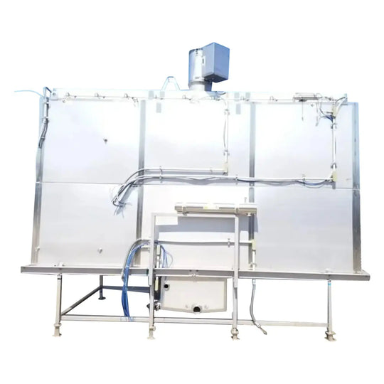 Lavadora automática de carro para casa de humo Sani-Matic con controles Plc A/B