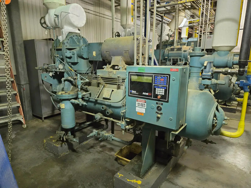 Frick RDB-177B Rotary Screw Compressor Package (Frick TDSL233S, 125 HP 460 V, Frick RDB Plus Control Panel)
