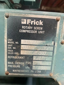 Frick RDB-222B Rotary Screw Compressor Package (150 HP 460 V, Frick RDB Plus Control Panel)