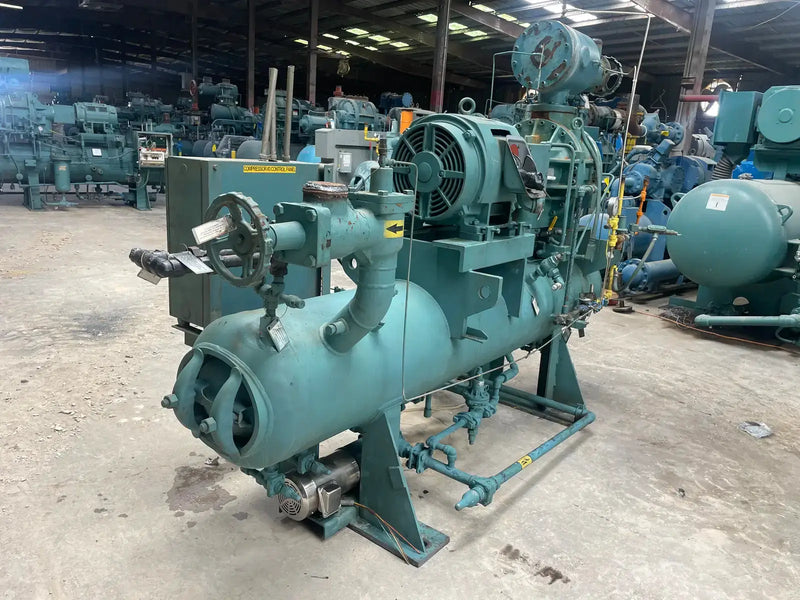 Paquete de compresor de tornillo rotativo Frick RDB-100B (Frick TDSL193S, 75 HP, 460 V, panel de control micro Frick)