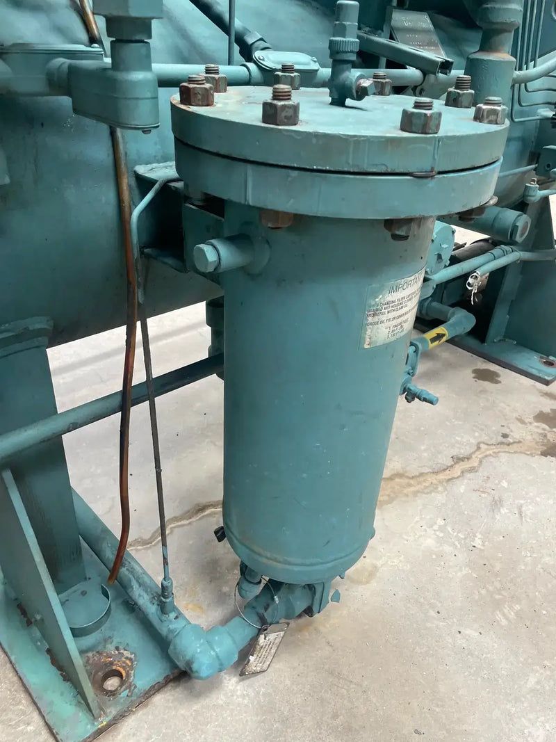 Paquete de compresor de tornillo rotativo Frick RDB-100B (Frick TDSL193S, 75 HP, 460 V, panel de control micro Frick)