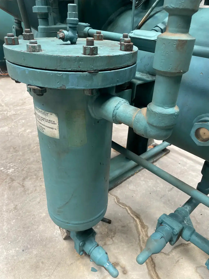 Paquete de compresor de tornillo rotativo Frick RDB-100B (Frick TDSL193S, 75 HP, 460 V, panel de control micro Frick)