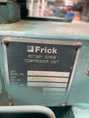 Frick RDB-100B Rotary Screw Compressor Package (Frick TDSL193S, 75 HP 460 V, Frick Micro Control Panel)