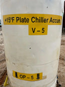 J.J. Finnigan Industries Inc. Vertical Ammonia Accumulator (36 in X 120 in. 635 Gallons)