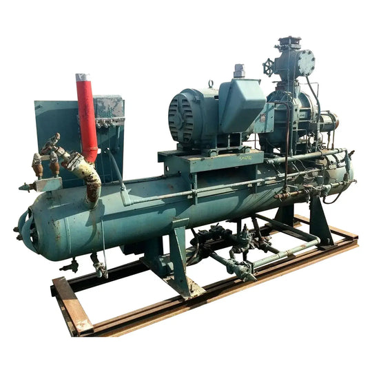 Frick RWB-II-60 Rotary Screw Compressor Package (Frick TDSH163S, 150 HP 230/460 V, Frick Micro Control Panel)