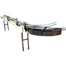 Sección transportadora de mesa de 90° de acero inoxidable