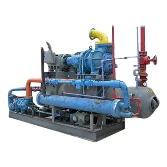 Paquete de compresor de refrigeración de amoníaco compuesto de tornillo rotativo FES - 350 / 250 HP