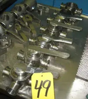 Válvulas de 3 vías de acero inoxidable