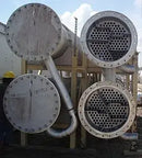 Stainless Steel 5-Pass Shell and Tube Heat Exchangers - 1,200 sq. ft.
