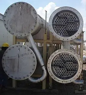 Stainless Steel 5-Pass Shell and Tube Heat Exchangers - 1,200 sq. ft.