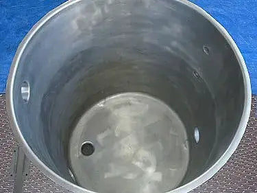 Tanque de equilibrio de acero inoxidable, 30 galones