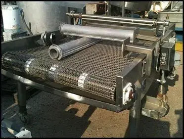 Stainless Steel Dual Depositor / Enrober - 40 in. Wide