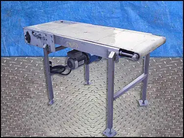 Stainless Steel Framed Belt Conveyor - 1 ft. 6 in. Wide