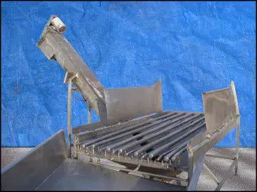 Stainless Steel Incline Ice Auger with Drain Chute