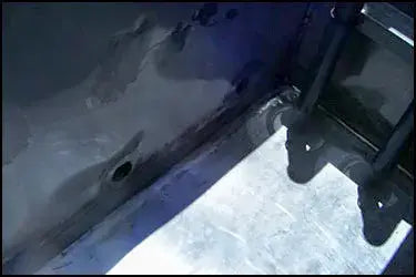 Tanque de glicol de dos compartimentos aislado de acero inoxidable: 940 galones