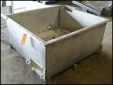 Stainless Steel Rectangular Tank - 250 Gallons
