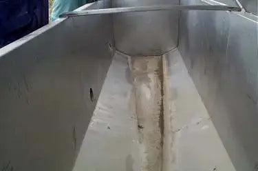 Stainless Steel Rectangular Tank with Lids - 540 Gallons