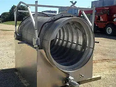 Stainless Steel Roto Strainer 4 ft. dia. x 7 ft. L