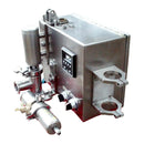 Válvulas sanitarias accionadas por aire de acero inoxidable con caja de control