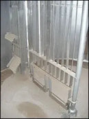 Tanque de mezcla y mezcla de carcasa única de acero inoxidable con agitación de barrido lateral de doble movimiento, 5000 galones