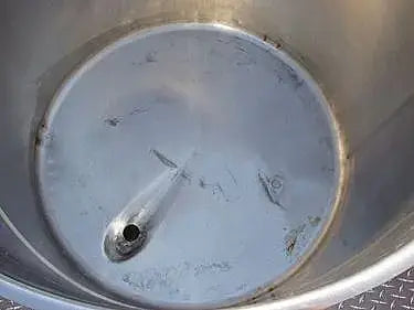 Tanque de carcasa única de acero inoxidable: 125 galones