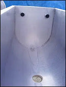 Tanque de lavado de carcasa única de acero inoxidable - 400 galones