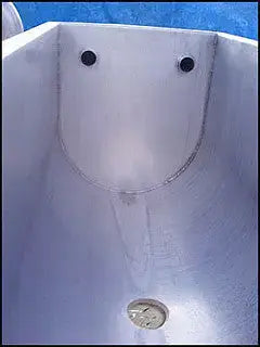 Tanque de lavado de carcasa única de acero inoxidable - 400 galones