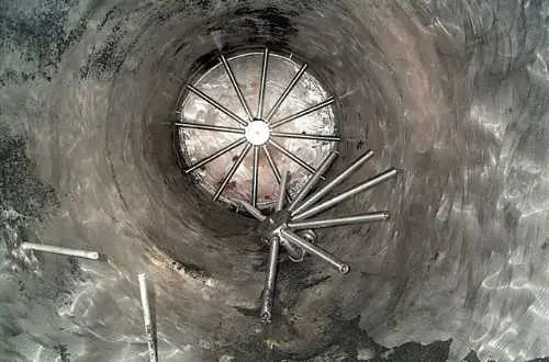 Tanque vertical de acero inoxidable: 1000 galones