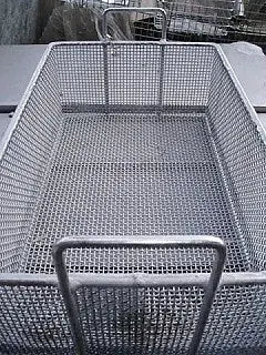 Cesta de lavado de acero inoxidable