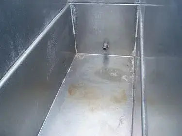 Tanque de lavado de acero inoxidable: 190 galones