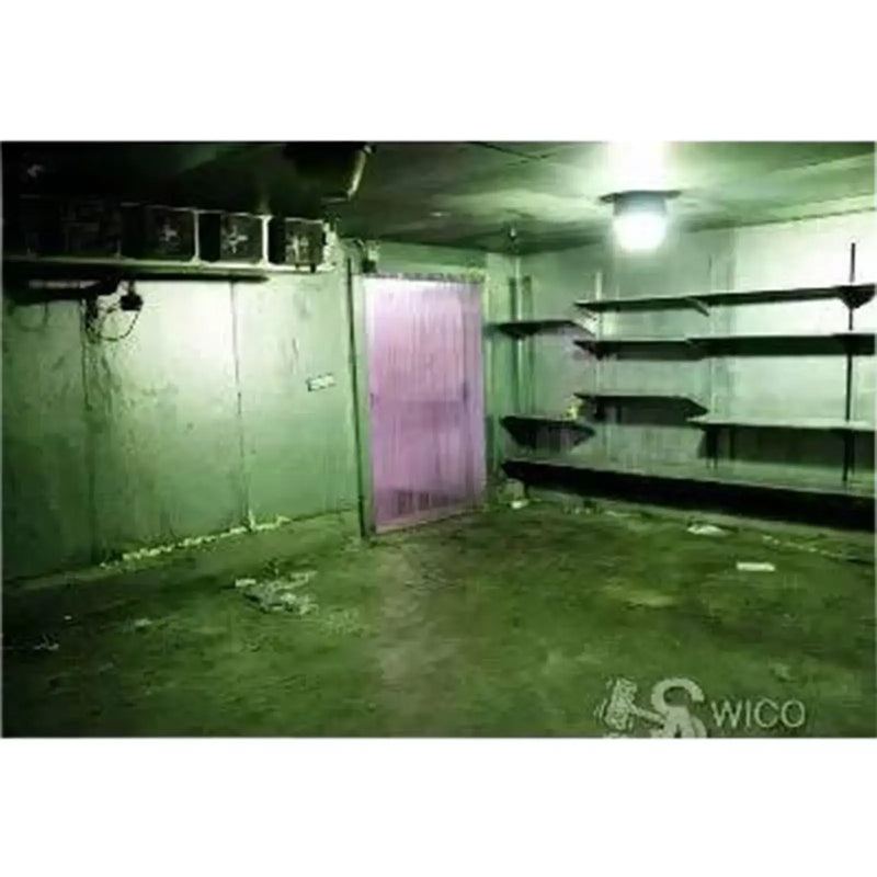 Walk-In Freezer Door with Refrigeration Coils