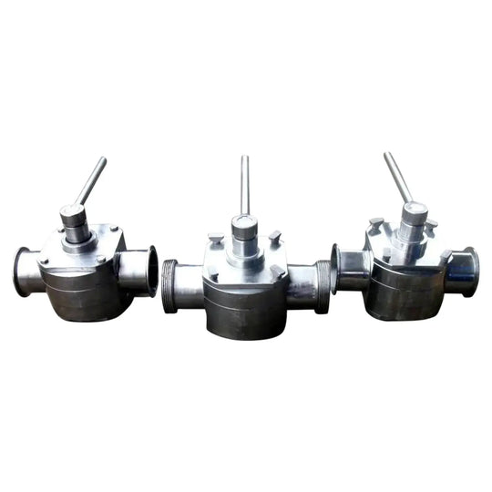 Koltek 2-Way Stainless Steel Hand Valves - 3 in.