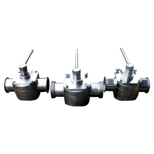 Koltek 2-Way Stainless Steel Hand Valves - 3 in.