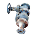 Válvula de compuerta de 4 pulg. - Válvula de retención de 4 pulg. - Reductor de 4 pulg. a 2 pulg.