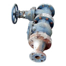 Válvula de compuerta de 4 pulg. - Válvula de retención de 4 pulg. - Reductor de 4 pulg. a 2 pulg.