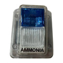 Bocina/estroboscópica de alarma de amoníaco (SHA-24-Azul)