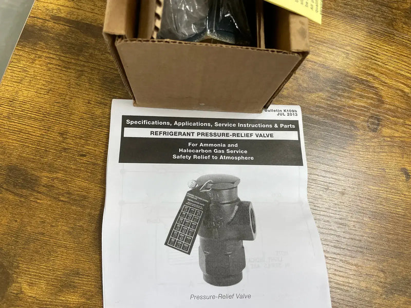 Hansen Refrigerant Pressure -Relief Valve (Ammonia, 250 PSIG)
