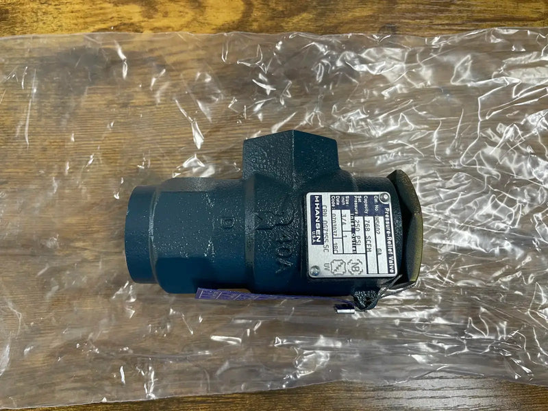 Hansen Refrigerant Pressure -Relief Valve (Ammonia, 250 PSIG)