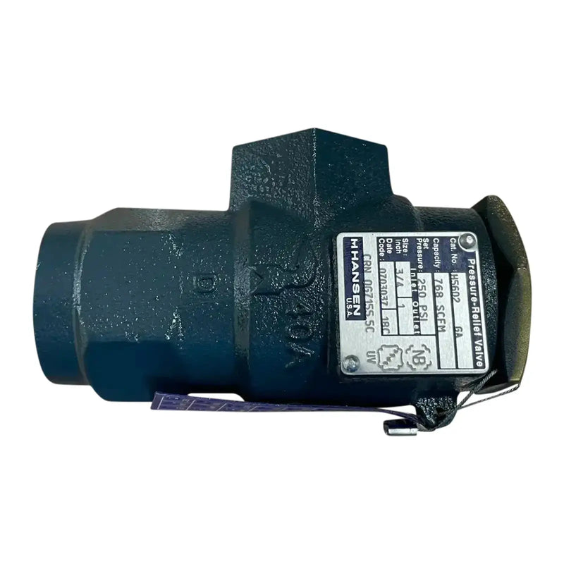 Hansen Refrigerant Pressure -Relief Valve (Ammonia, 250 PSIG)