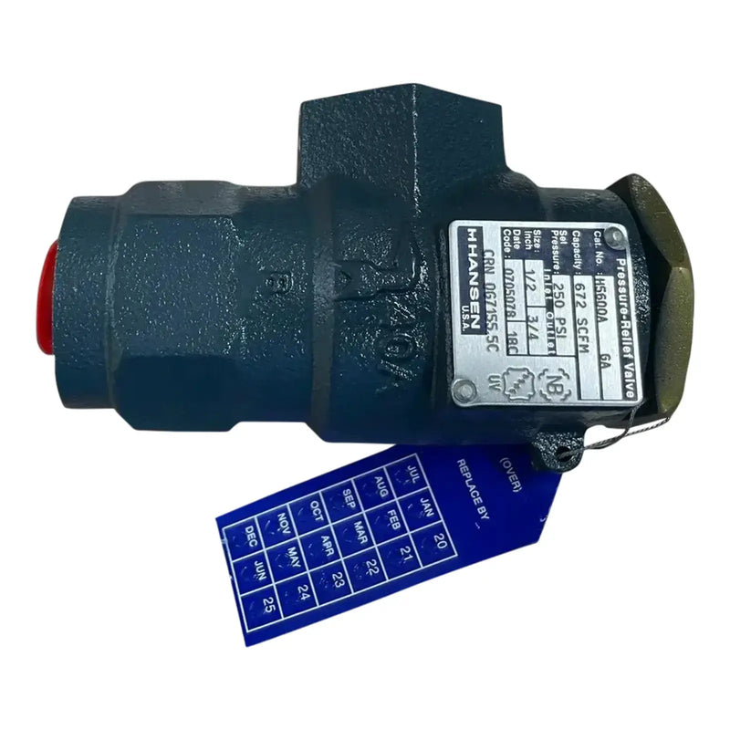 Hansen Refrigerant Pressure -Relief Valve (Ammonia, 250 PSIG