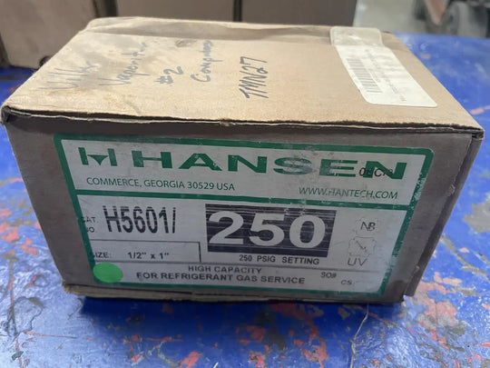 Hansen H5601 NH3 Pressure Relief Valve (1/2 in. x 1 in. 250 PSI)