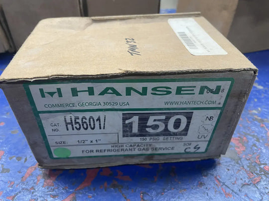 Hansen  H5601 Pressure Relief Valve (1/2 in x 1 in, 150 PSI)