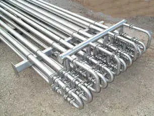 Intercambiador de calor de triple tubo - 20 tubos