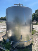Stainless Steel Single Shell Tank - 2,500 Gallon