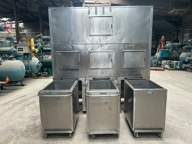 Kloppenberg & Co Stainless Steel Mobile Express Storage Ice Bin