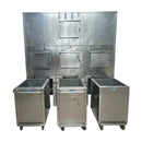 Kloppenberg & Co Stainless Steel Mobile Express Storage Ice Bin