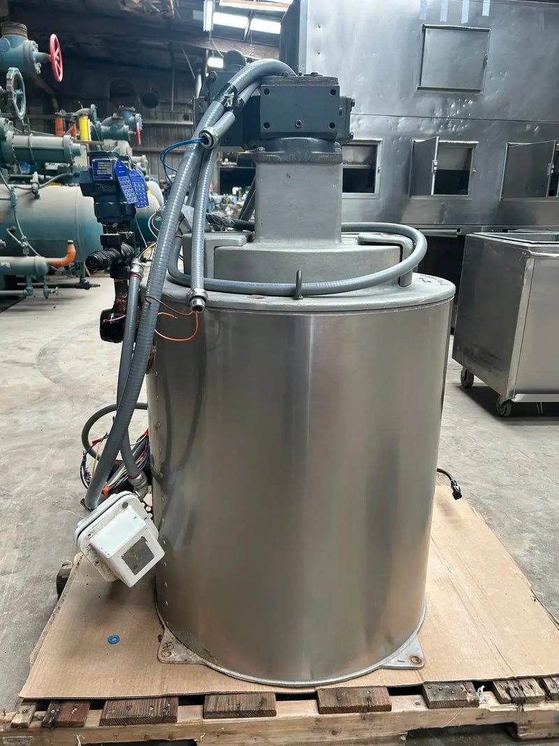 Máquina de hielo en escamas Howe Rapid Freeze de acero inoxidable de 30 pulgadas (refrigeración con amoníaco (R-717))