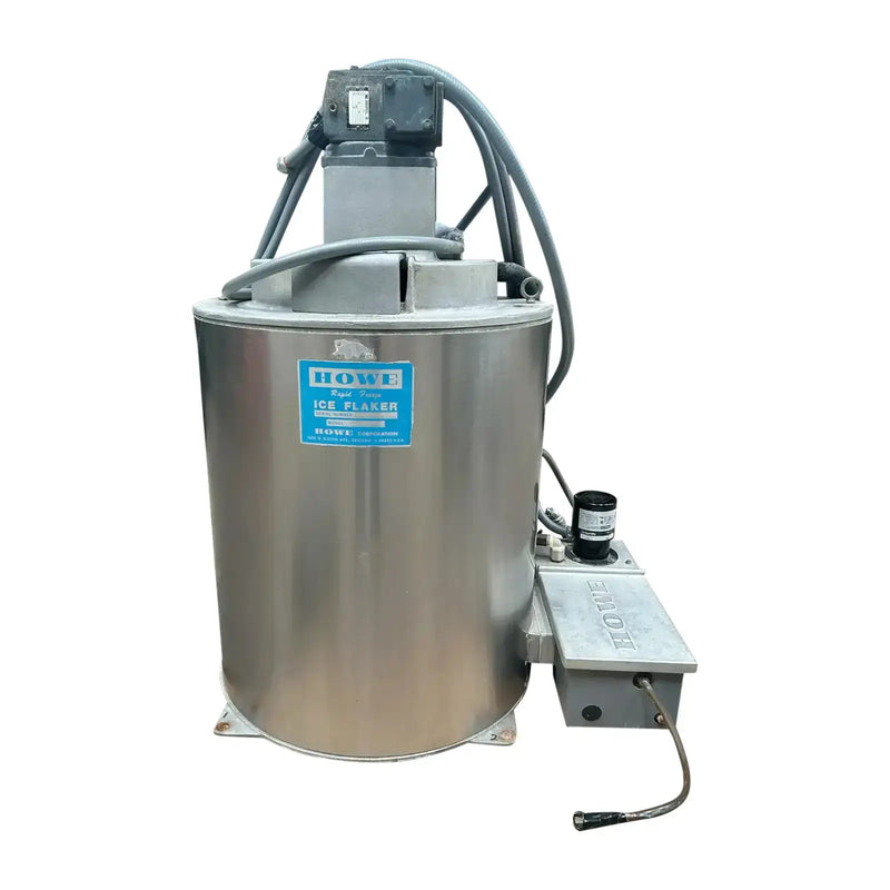Máquina de hielo en escamas Howe Rapid Freeze de acero inoxidable de 30 pulgadas (refrigeración con amoníaco (R-717))