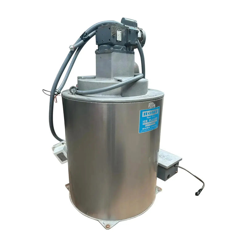 Máquina de hielo en escamas Howe Rapid Freeze de acero inoxidable de 30 pulgadas (refrigeración con amoníaco (R-717))